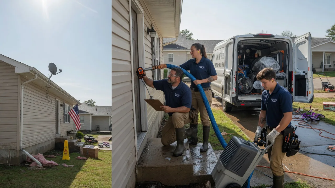 Ceiling Water Damage Restoration in Mayetta, KS near me